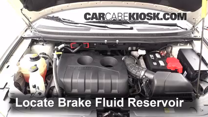 Add Brake Fluid: 2011-2014 Ford Edge - 2013 Ford Edge SE 2.0L 4 Cyl. Turbo